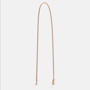 Coach gold chain strap